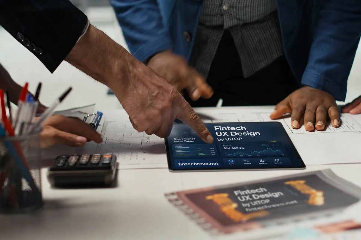 Fintech UX Design by UITOP: Building Financial Products Users Actually Trust